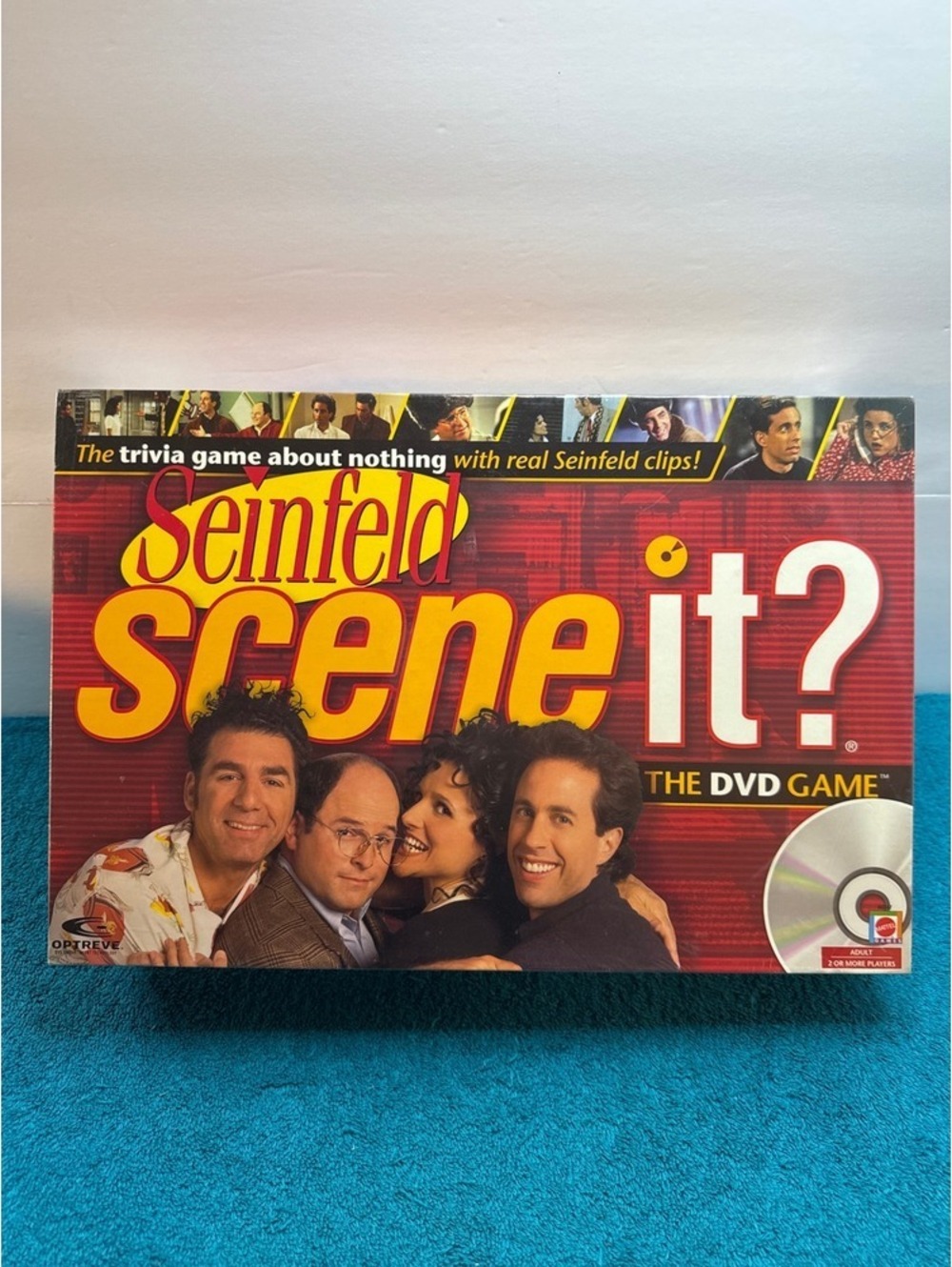 Seinfeld Scene It? The DVD Game Trivia Board Game Mattel Optreve Complete 2006